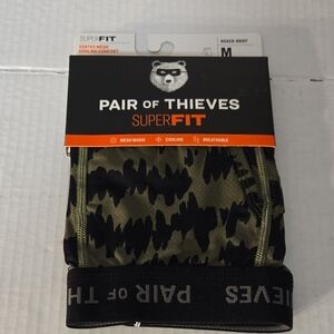 Green Boxer Briefs with Camo Design